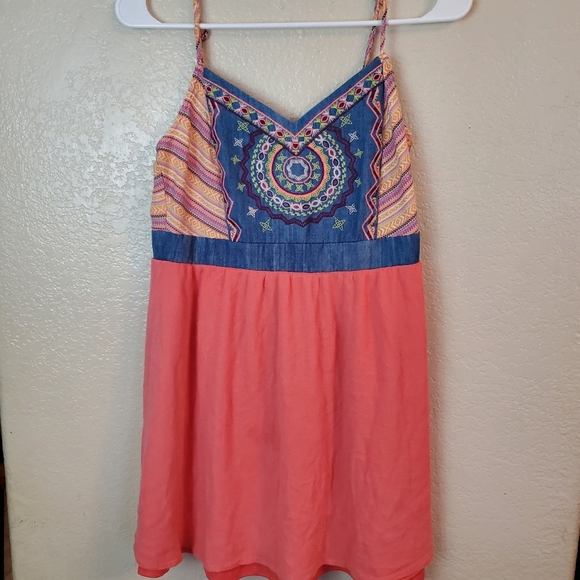 Flying Tomato Dresses & Skirts - Flying Tomato Sleeveless Bohemian Aztec Mini Dress